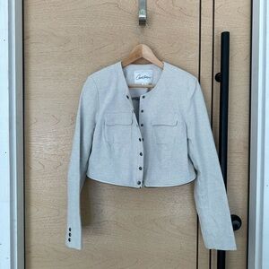 Convertible moto/peplum jacket size 10